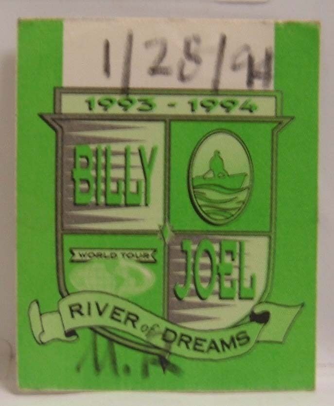 Billy Joel - Vintage River Of Dreams Tour Concert Cloth Backstage Pass *last One