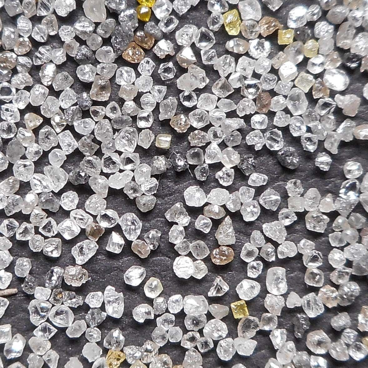 400 Diamonds Per Carat Natural Raw Rough Diamond Brut Diamant Rohdiamant -1