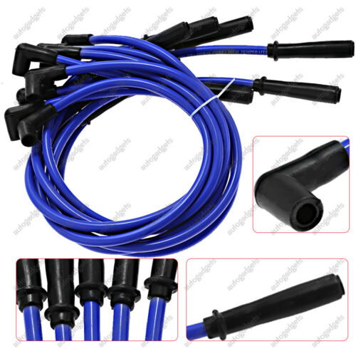 9x 10.5 Mm Spark Plug High Performance Wire Set Hei Sbc Bbc 350 383 454 New