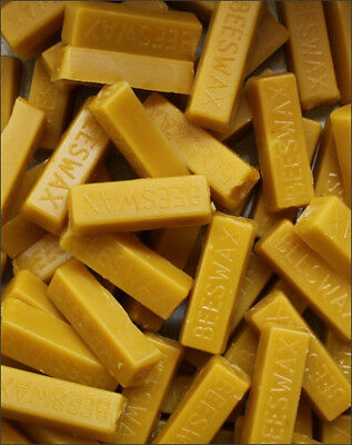1 - 1 Oz Bars Of Real 100% Pure Beeswax Filtered Blocks Never Cut