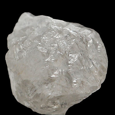Natural Loose Diamond Raw Rough Shape Silver Grey Color I3 Clarity 1+ Carat Q95