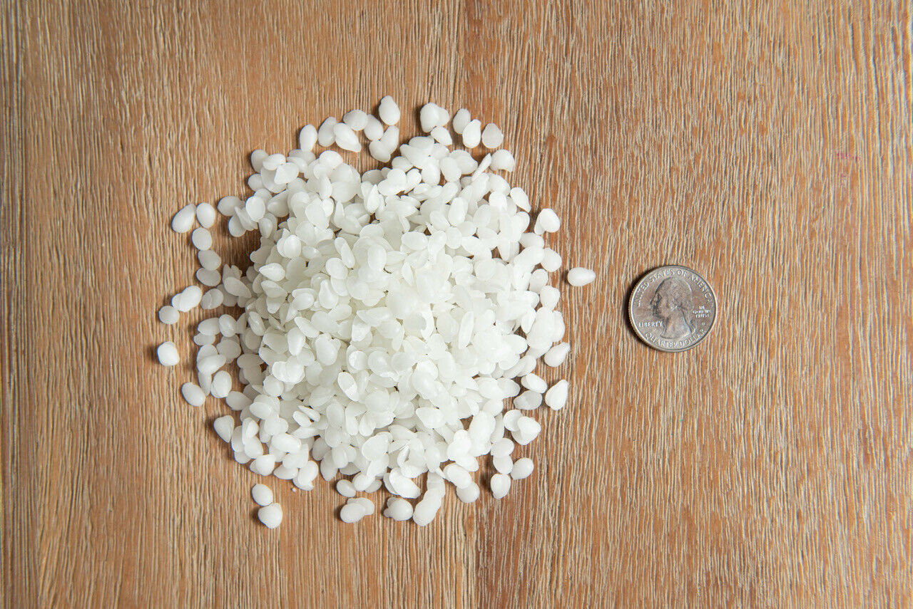 100% Pure White Beeswax Pellets 1 Oz To 20 Lbs, 5 Pounds Natural Free Shipping