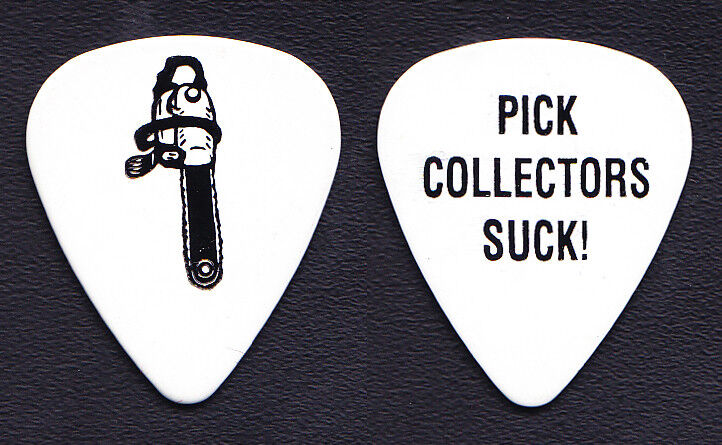 Billy Joel Chainsaw Guitar Tech Pick Collectors Suck White Tour Guitar Pick