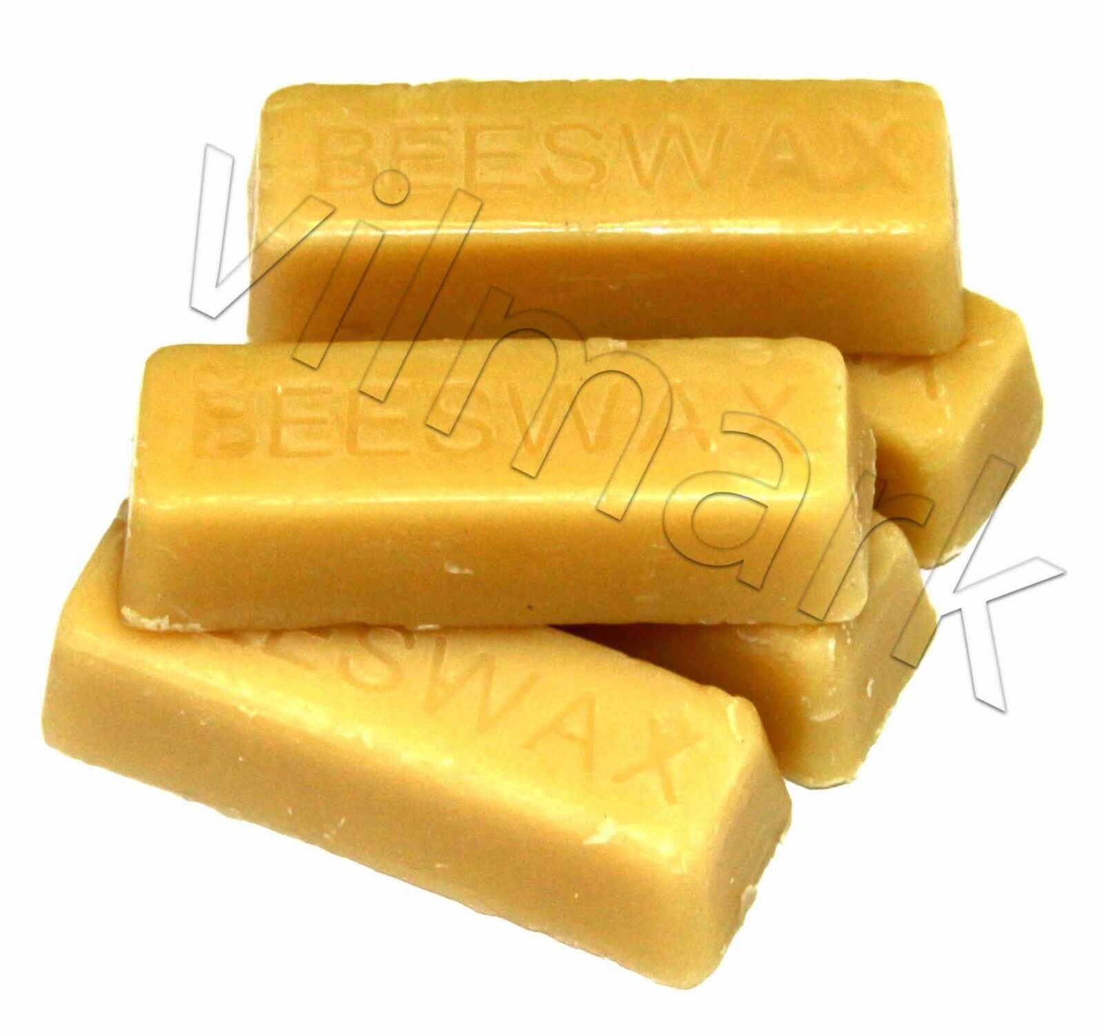 Beeswax 5 Oz Filtered 100% Pure Yellow Premium Bees Wax Cosmetic Grade A 5 Bars