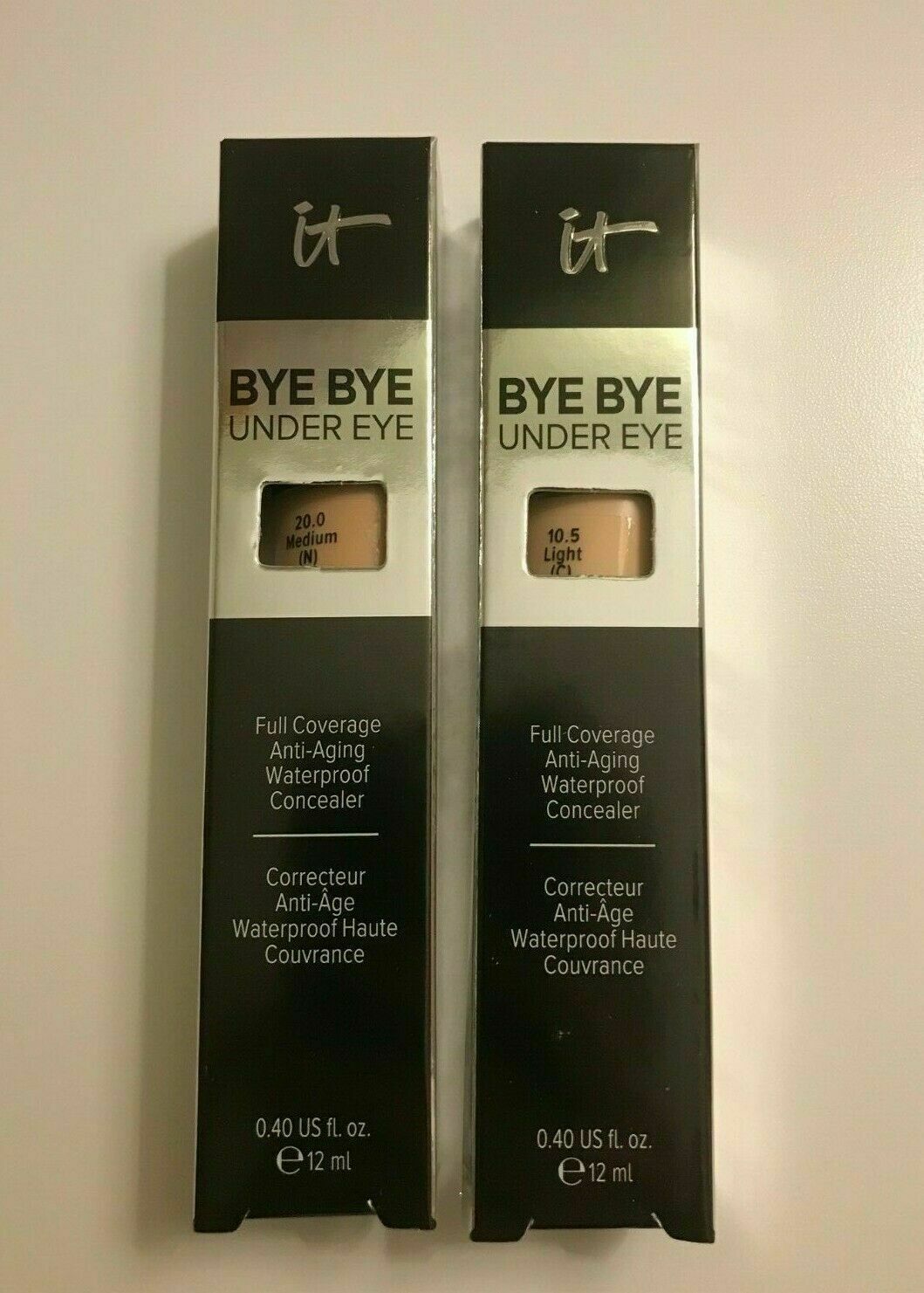 It Cosmetics Bye Bye Under Eye Waterproof Concealer Size 0.40 Oz Choose Shade